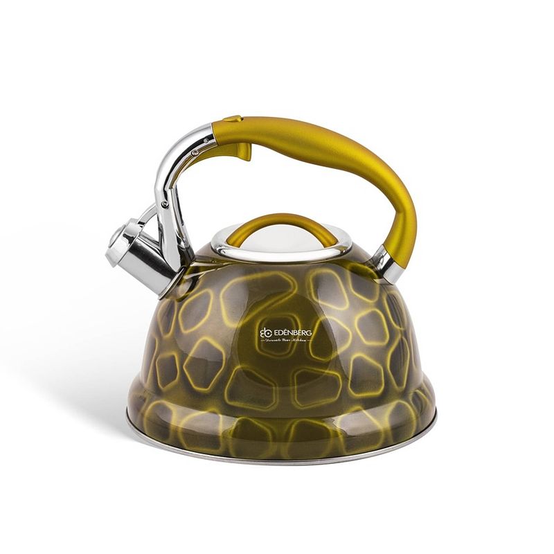 Foto van Edënbërg yellow line - luxe rvs fluitketel - 3.0 liter