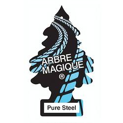 Foto van Arbre magique luchtverfrisser pure steel 12 cm zwart