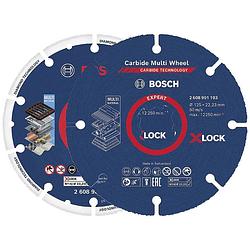 Foto van Bosch accessories 061599761m doorslijpschijfset 2-delig 125 mm 22.23 mm 1 set(s)