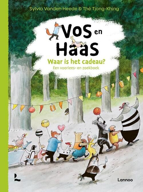 Foto van Vos en haas - waar is het cadeau? - sylvia vanden heede, thé tjong-khing - hardcover (9789401485074)