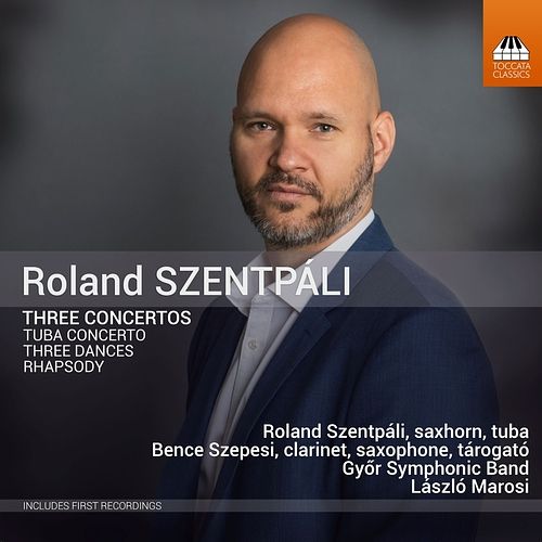 Foto van Roland szentpáli: three concertos - cd (5060113445681)