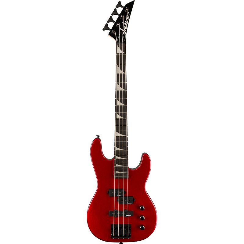 Foto van Jackson js series concert bass minion js1x metallic red