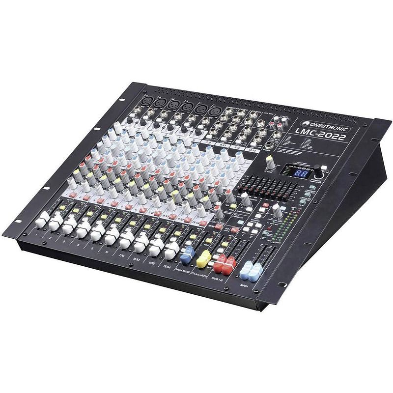 Foto van Omnitronic lmc-2022fx console-mengpaneel aantal kanalen:14 usb-aansluiting