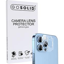 Foto van Go solid! apple iphone 14 pro camera lens protector gehard glas