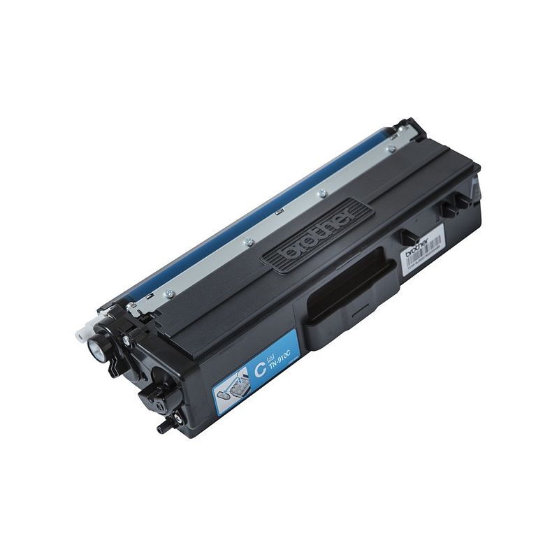 Foto van Brother toner cyaan, 9 000 pagina's - oem: tn-910c