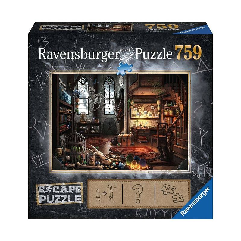 Foto van Ravensburger puzzel escape 5 dragon - 759 stukjes