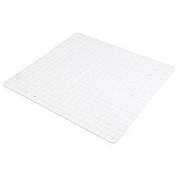 Foto van Urban living badkamer/douche anti slip mat - rubber - voor op de vloer - parel wit - 55 x 55 cm - badmatjes