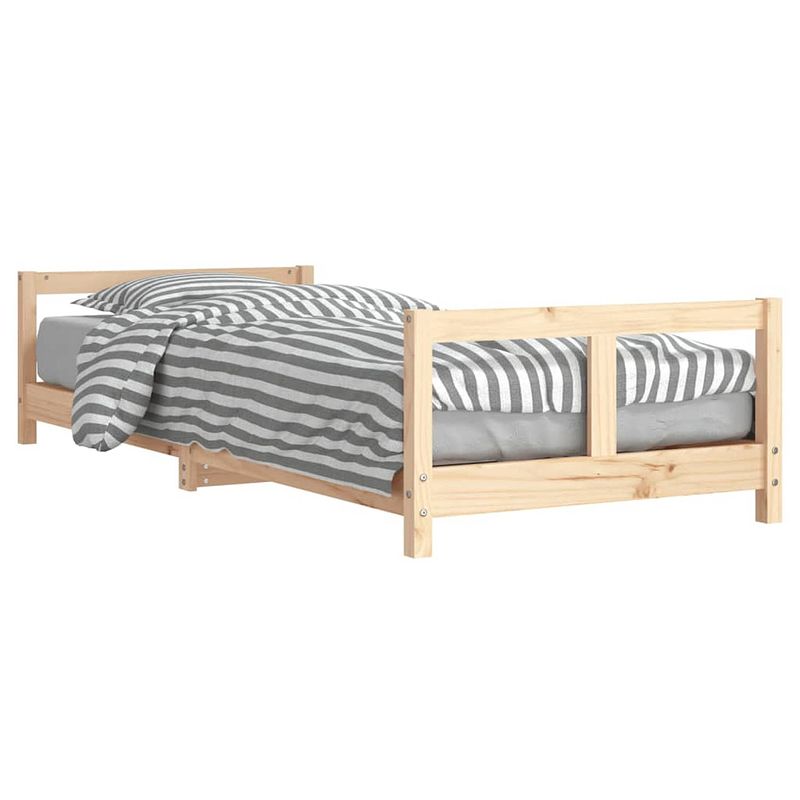 Foto van Vidaxl kinderbedframe 80x200 cm massief grenenhout