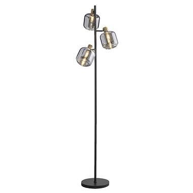 Foto van Vloerlamp toulouse x3 - zwart - 160xø32 cm - leen bakker