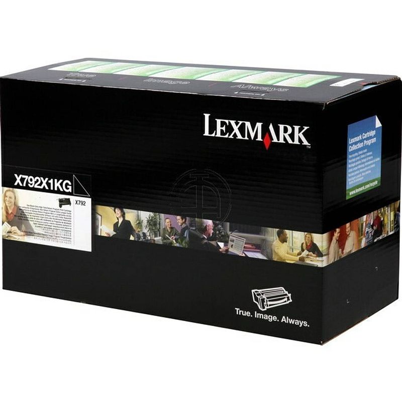 Foto van X792x1kg lexmark x792 toner black hc