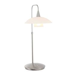 Foto van Moderne tafellamp - steinhauer - glas - modern - g9 - l: 18cm - voor binnen - woonkamer - eetkamer - zilver