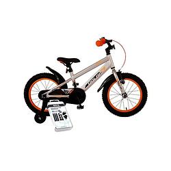 Foto van Volare kinderfiets rocky - 18 inch - grijs - inclusief ways bandenplakset