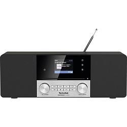 Foto van Technisat digitradio 3 voice tafelradio dab+, vhf (fm) aux, cd, dab+, fm, usb accu laadfunctie, barrièrevrij, incl. afstandsbediening, wekfunctie zwart