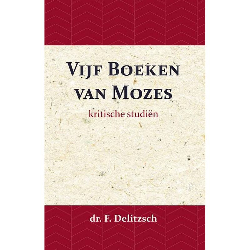 Foto van Kritische studiën over de vijf boeken van mozes