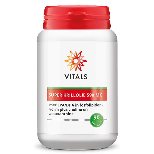 Foto van Vitals super krillolie 590mg