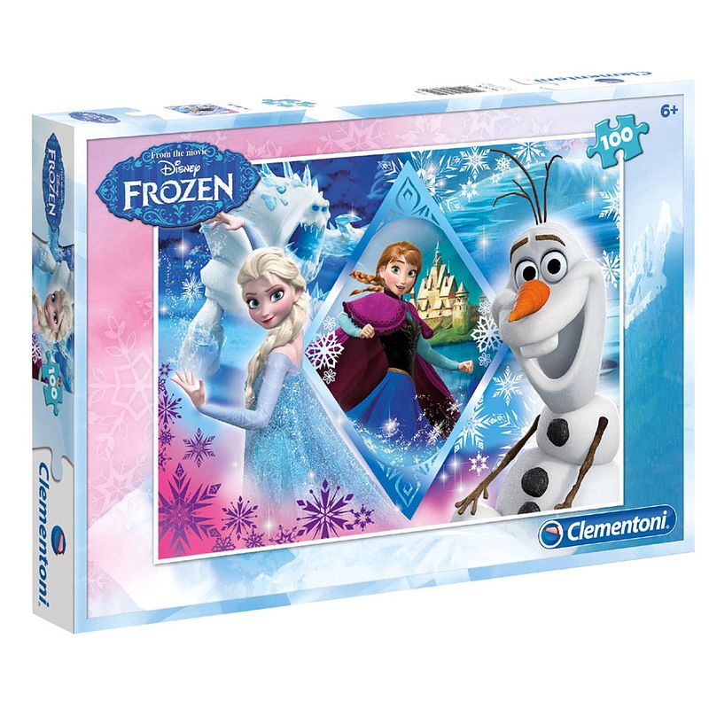 Foto van Clementoni disney frozen puzzel - 100 stukjes