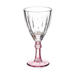 Foto van Wijnglas exotic kristal roze 6 stuks (275 ml)
