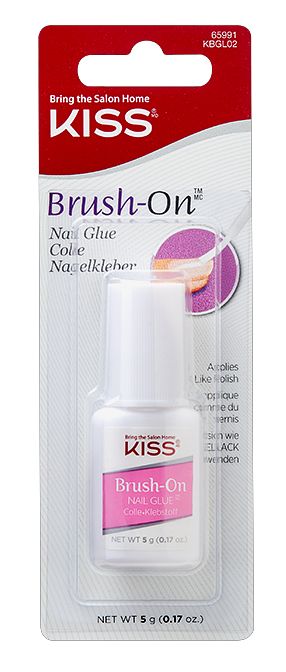 Foto van Kiss brush on nail glue