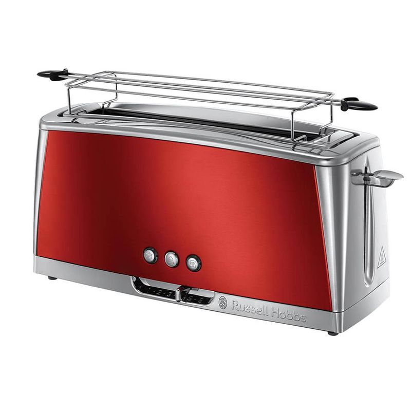 Foto van Russell hobbs broodrooster luna extra - rood