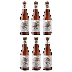 Foto van Sportzot belgisch bier alcoholvrij 0,3% fles 6 x 330ml bij jumbo