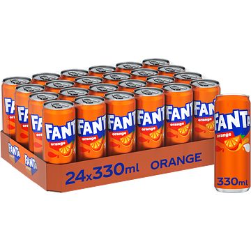 Foto van Fanta orange 24 x 330ml bij jumbo