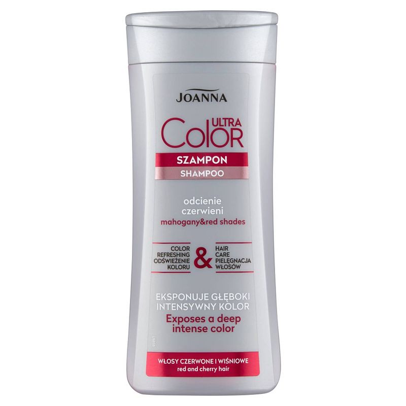 Foto van Ultra color haarshampoo die rode en kersenachtige tinten benadrukt 200ml