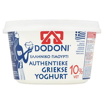 Foto van Dodoni authentieke griekse yoghurt 10% vet 500g bij jumbo