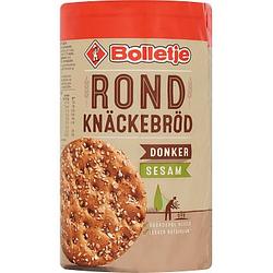 Foto van Bolletje rond knackebrod donker sesam 250g bij jumbo