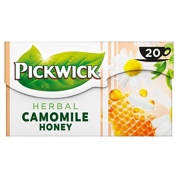 Foto van Pickwick kamille honing kruiden thee 20 stuks bij jumbo