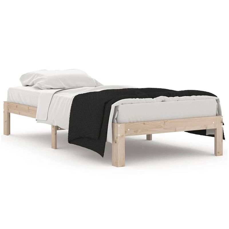 Foto van Vidaxl bedframe massief hout 90x190 cm single