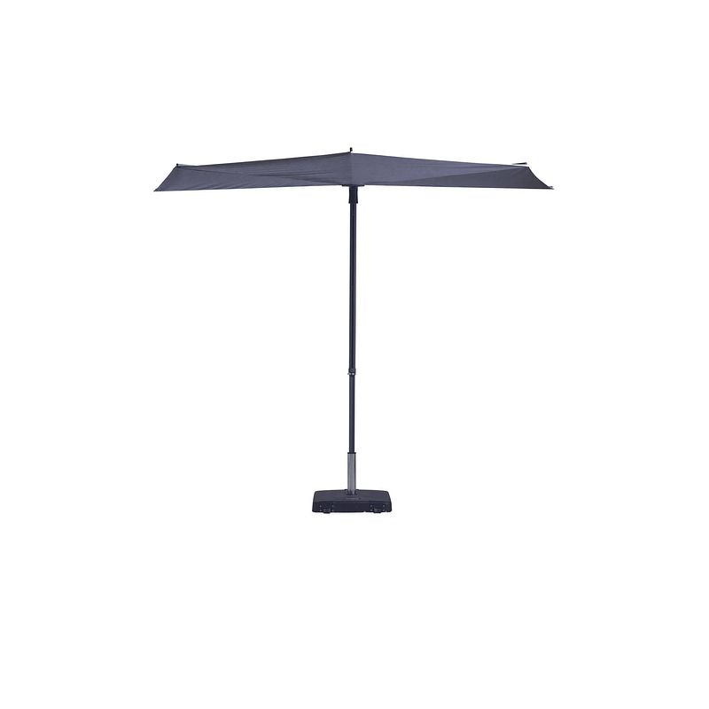 Foto van Madison - parasol sun wave - 270 x 150 - blauw