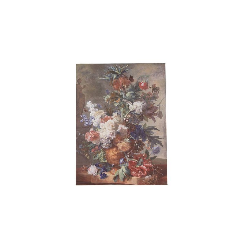 Foto van Anna'ss collection - buiten canvas 58x78cm stilleven met bloemen jan van huysum