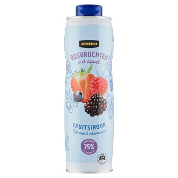 Foto van Jumbo fruitsiroop bosvruchten met appel 750ml