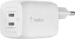 Foto van Belkin power delivery oplader 65w met 2 usb c poorten