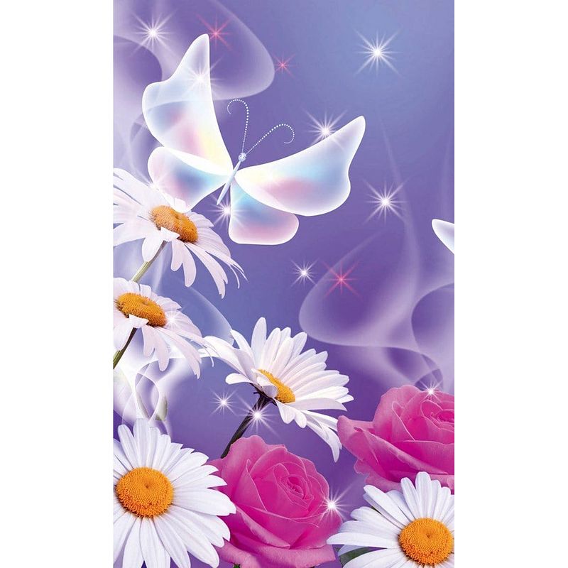 Foto van Dimex butterfly vlies fotobehang 150x250cm 2-banen