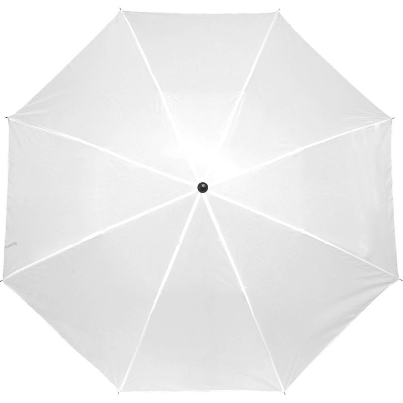 Foto van Kleine opvouwbare paraplu wit 93 cm - paraplu's