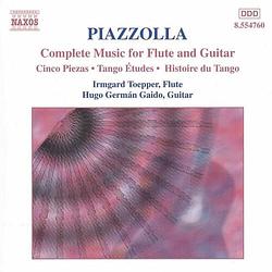 Foto van Piazzolla: complete music for flute & guitar - cd (0636943476024)