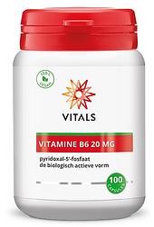 Foto van Vitals vitamine b6 20mg capsules