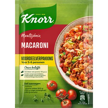 Foto van Knorr maaltijdmix voordeelverpakking macaroni 85g bij jumbo