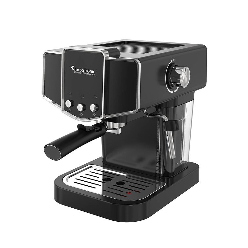 Foto van Turbotronic cm23 pistonmachine - espressomachine - zwart