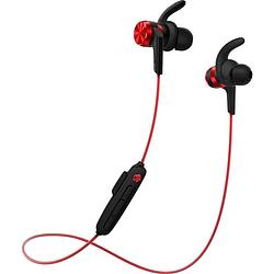 Foto van 1more e1018 ibfree sport in ear oordopjes bluetooth sport rood headset, volumeregeling, bestand tegen zweet, waterbestendig