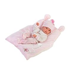 Foto van Llorens babypop rosa met aankleed kussen 35 cm