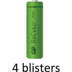 Foto van 32 stuks gp recyko+ rechargeable nimh aa/hr06 1300mah