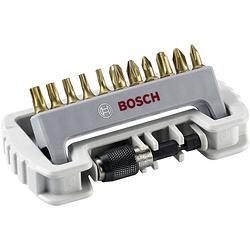 Foto van Bosch accessories 2608522127 bitset 12-delig plat, kruiskop phillips, kruiskop pozidriv, binnen-zesrond (tx)