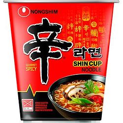 Foto van Nongshim gourmet spicy shin cup noodle 68g bij jumbo