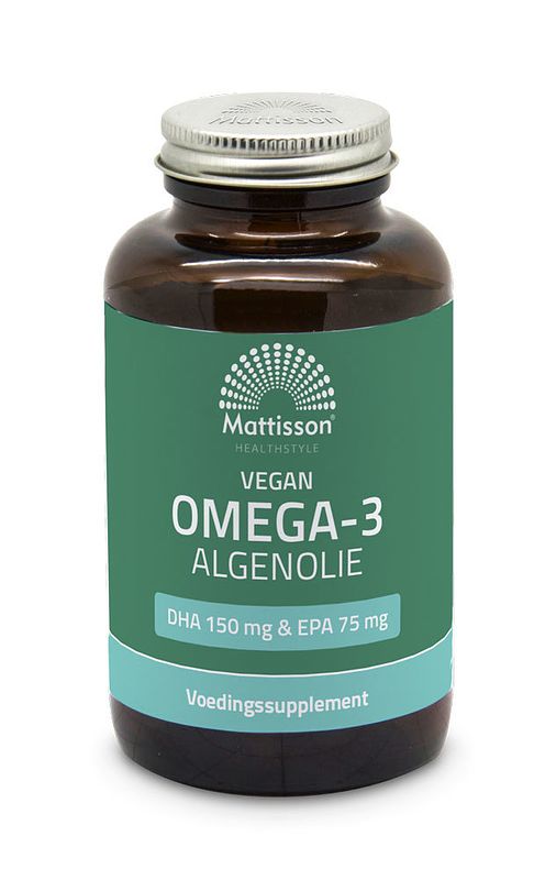 Foto van Mattisson healthstyle omega 3 algenolie capsules