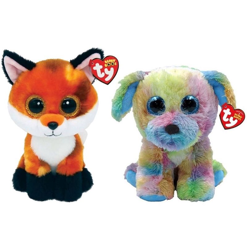 Foto van Ty - knuffel - beanie boo'ss - fox & max dog