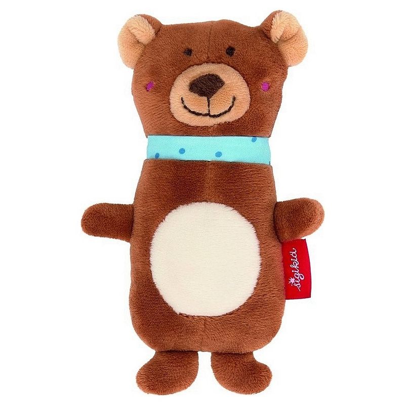 Foto van Sigikid grasp toy squeaker bear, red stars 42316