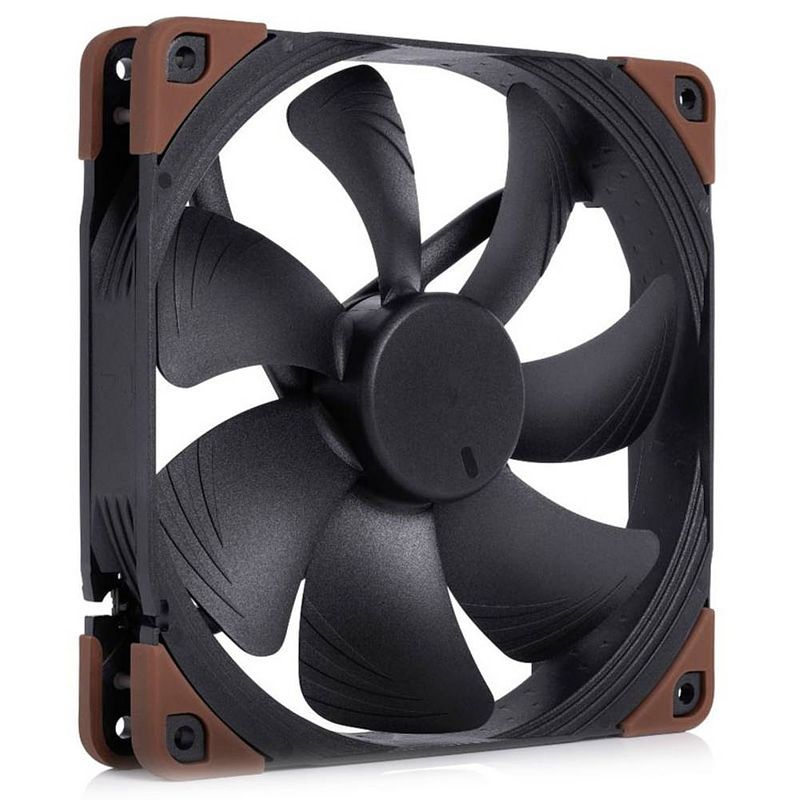 Foto van Noctua noctua nf-a14 industrialppc-24v-3000 sp ip67 pwm - 140mm pc-ventilator zwart (b x h x d) 140 x 140 x 25 mm