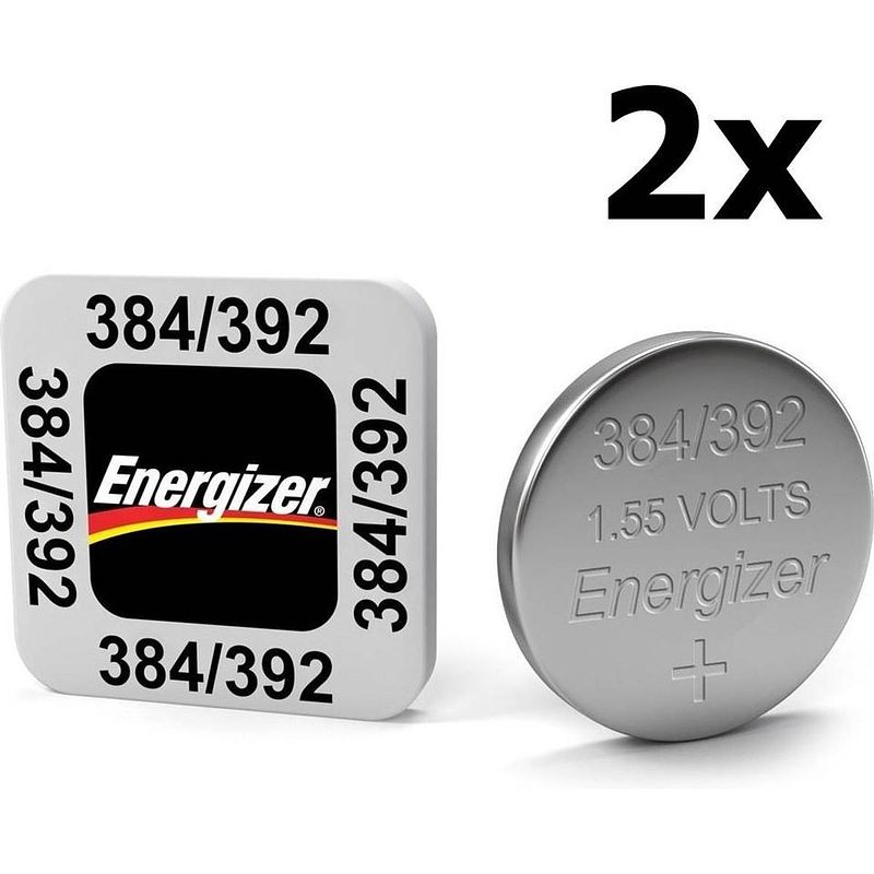 Foto van 2 stuks - energizer 384/392 1.55v knoopcel batterij